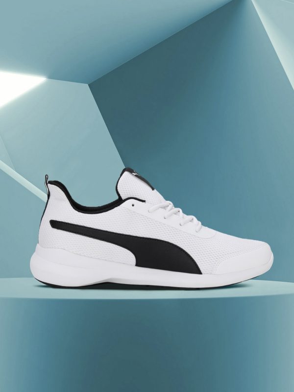 Puma Men White Woven Design City