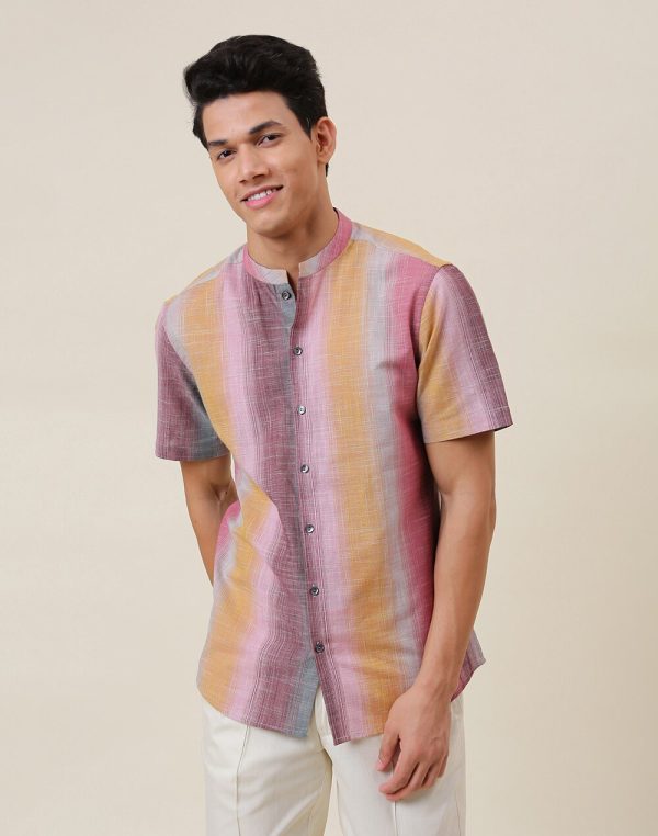 Multi Cotton Slim Fit Shirt