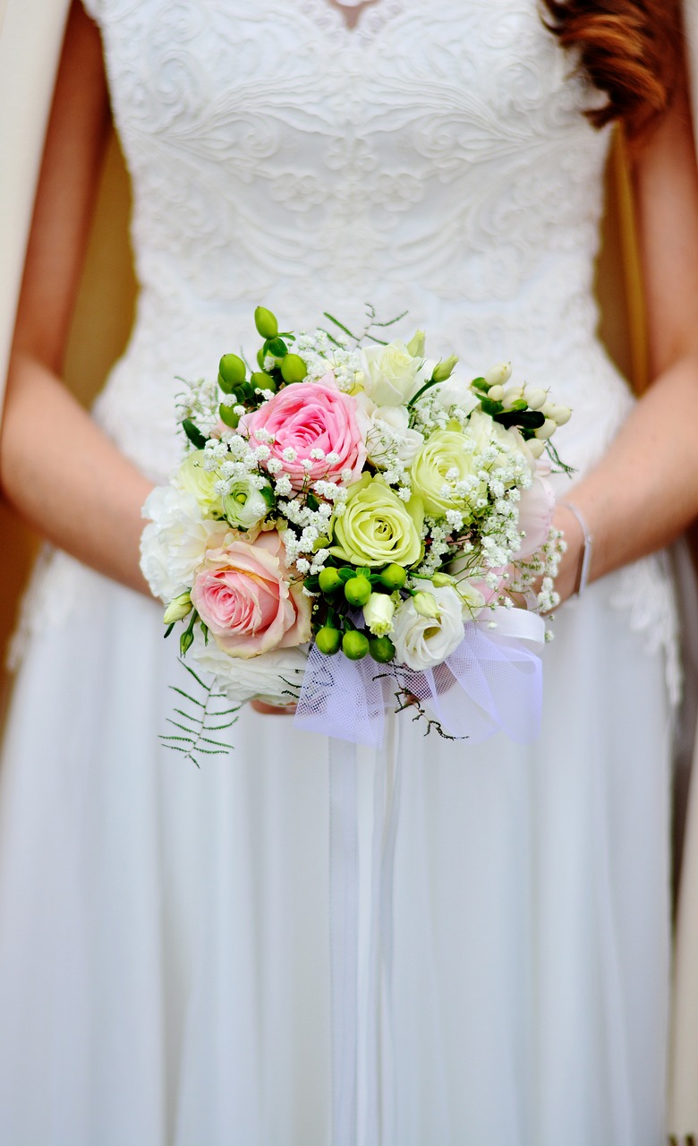 bridal bouquet, bunch of flowers, flower background