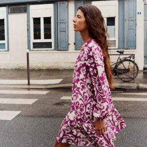 PRINTED MINI DRESS