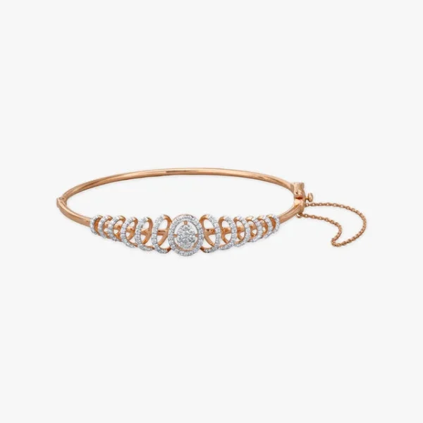 Luxe Curves Diamond Bangle - Image 3