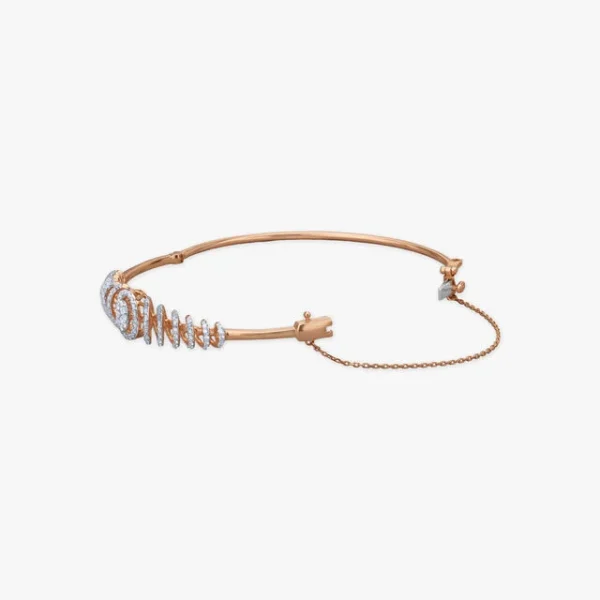 Luxe Curves Diamond Bangle - Image 4