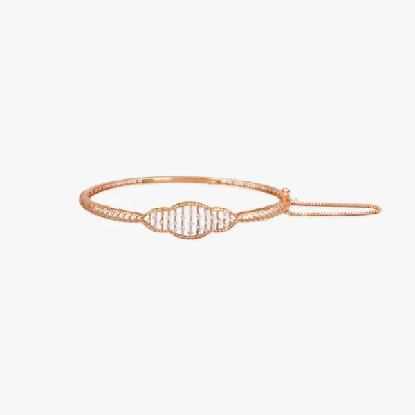 Sophisticated Shimmer Diamond Bangle