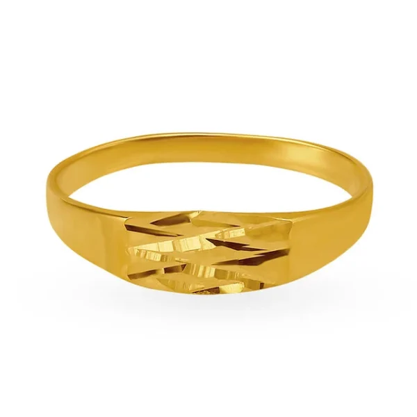 Beguilling 22 Karat Gold Artsy Ring - Image 3