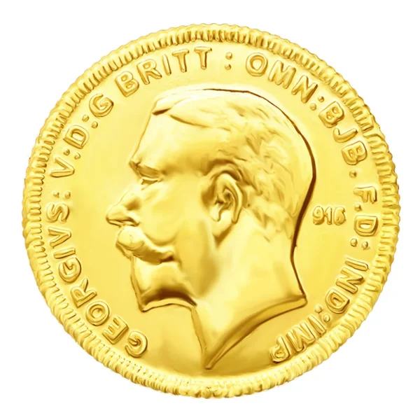 4 gm King George 22K 916 BIS Hallmarked Gold Coin