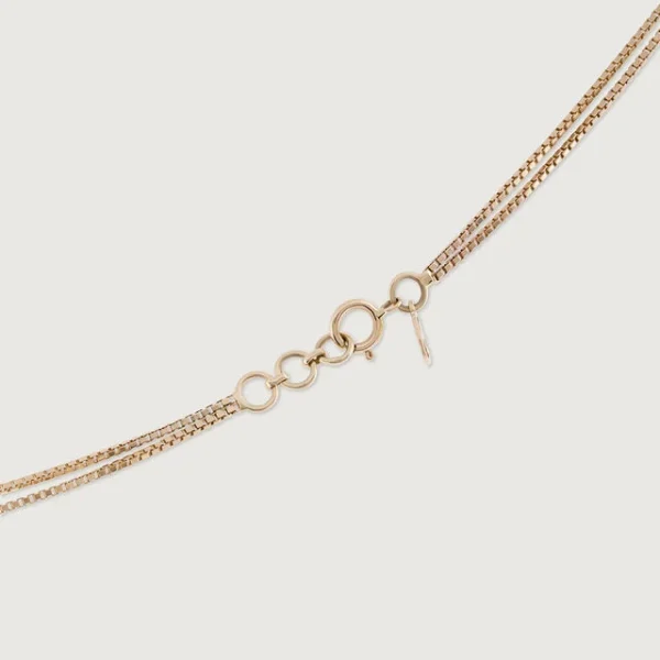 Whispering Leaves Gold & Diamond Necklace - Image 2