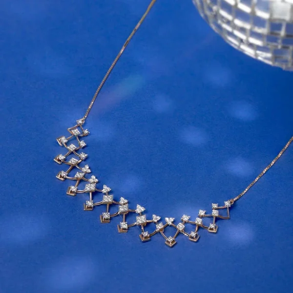 Disco Dream Gold & Diamond Necklace - Image 4