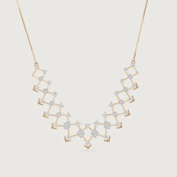 Disco Dream Gold & Diamond Necklace - Image 2