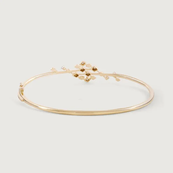 Electric Dance Gold & Diamond Bangle - Image 3