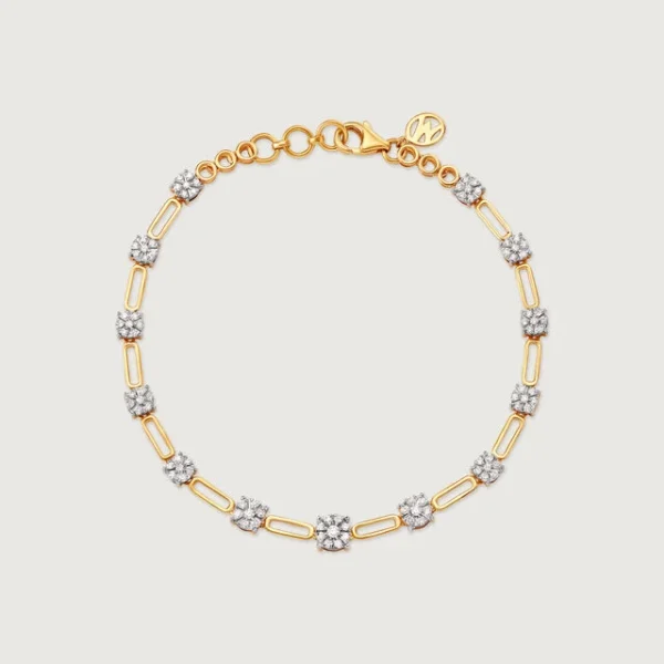 Sparkling Connection Gold & Diamond Bracelet - Image 3