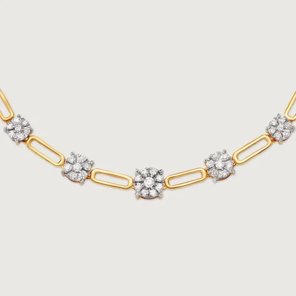 Sparkling Connection Gold & Diamond Bracelet - Image 2