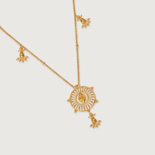 Timeless Warli Art 22KT Gold Necklace - Image 3