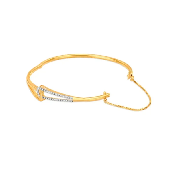 Delicate Diamond Bangle - Image 2