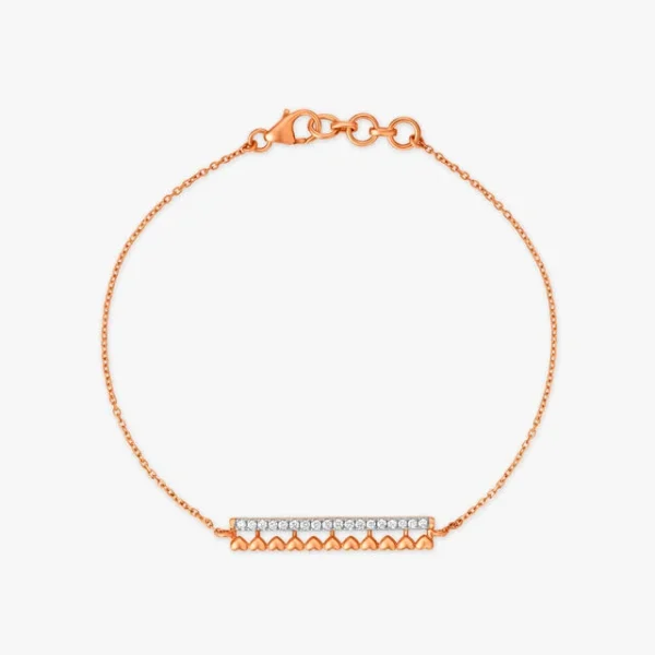 Modern Bar Diamond Bracelet - Image 4