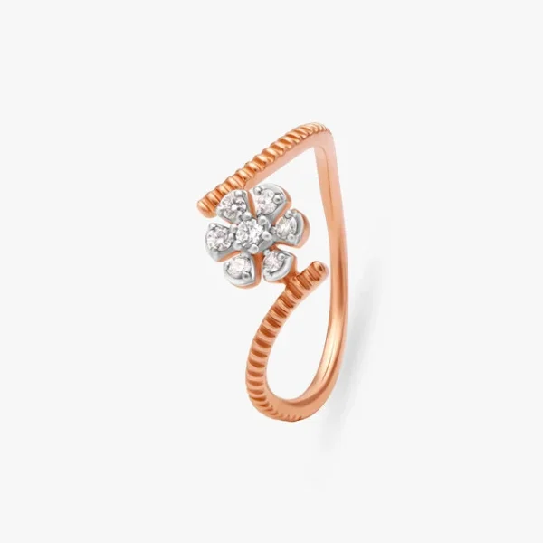 Floral Radiance Diamond Ring