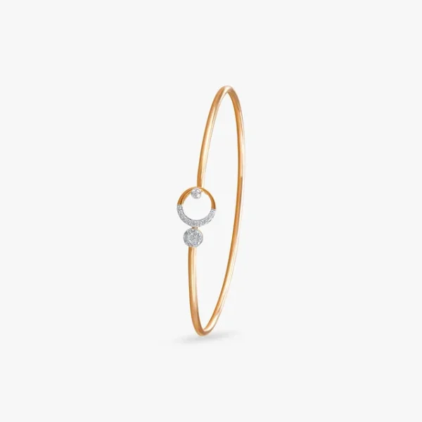 Circle Spark Diamond Bangle - Image 2