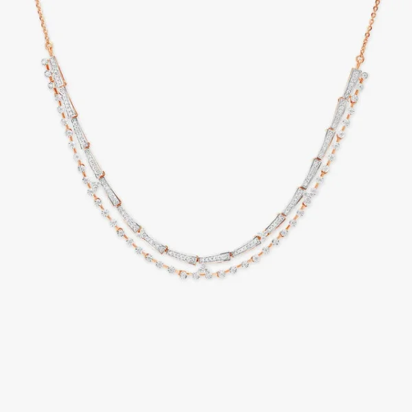 Cascading Elegance Diamond Necklace