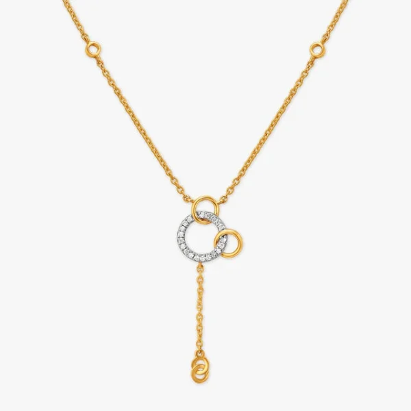 Connected Circles Pendant with Chain for Kids