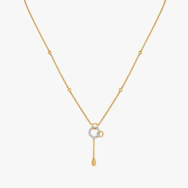 Connected Circles Pendant with Chain for Kids - Image 3
