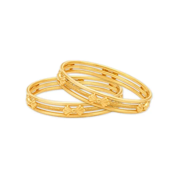 Artistic Charm Gold BanglesArtistic Charm Gold Bangles