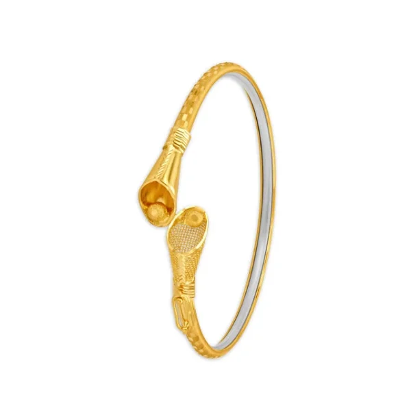 Captivating Gold Bangle - Image 2
