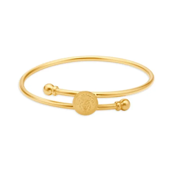 Traditional Temple Gold Bangle - Image 3