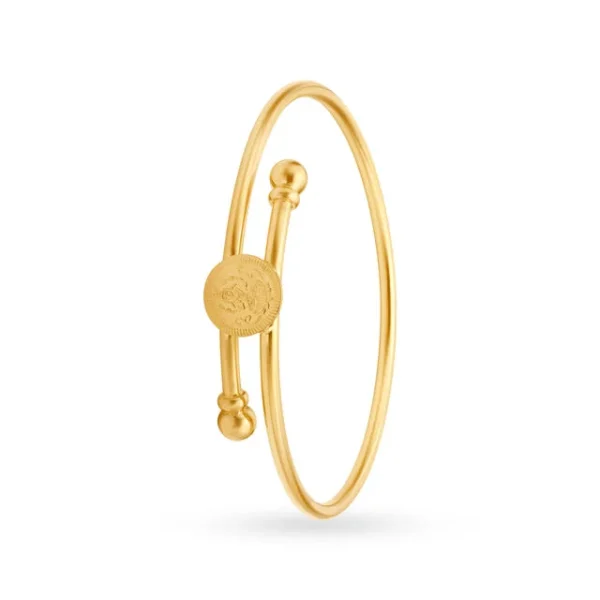 Traditional Temple Gold Bangle - Image 2