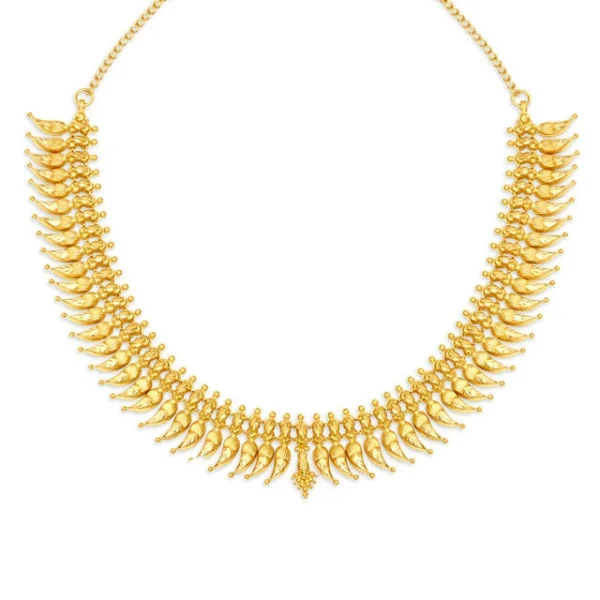 Queenly South Indian Gold Necklace for the Indian Bride - Image 3