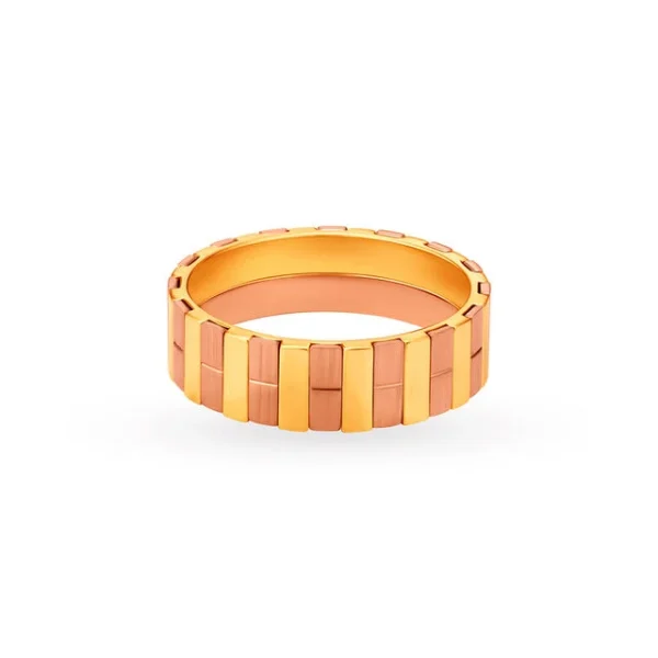 Modern Gold Finger Ring - Image 3