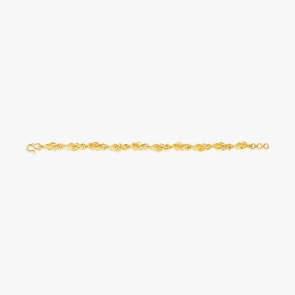 Dainty Gold Vine Bracelet - Image 3