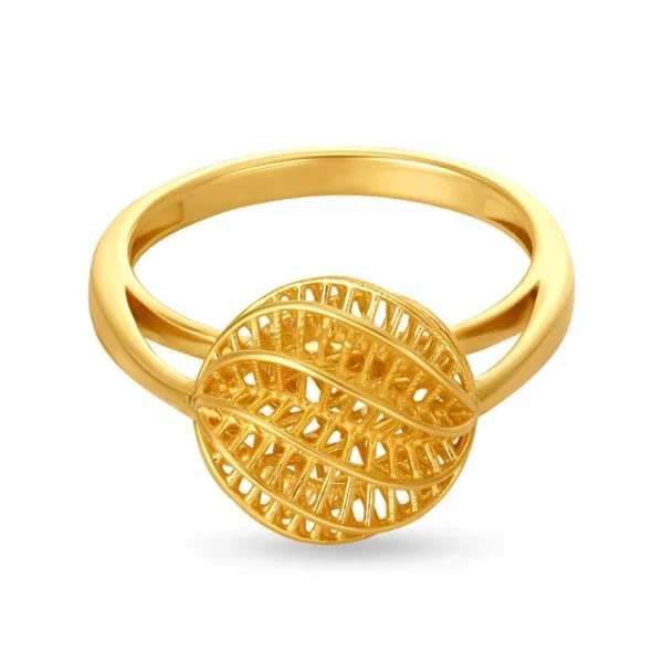 Breathtaking 22 Karat Yellow Gold Statement Ring - Image 4