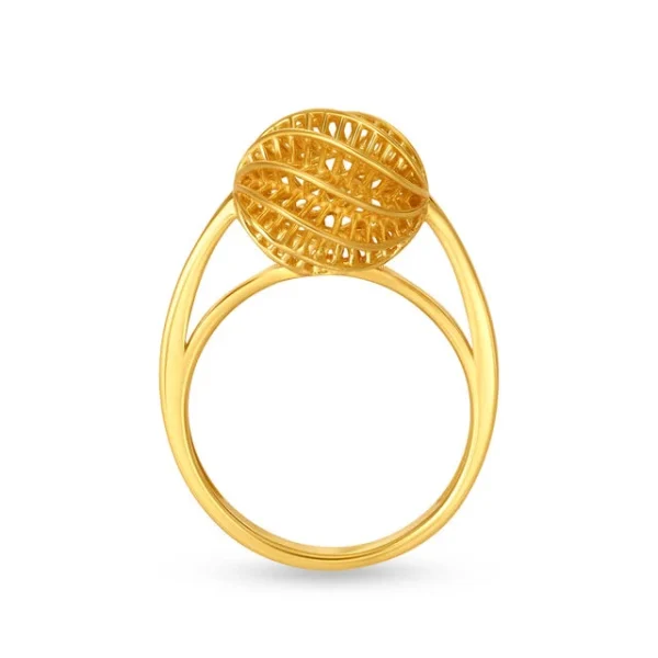 Breathtaking 22 Karat Yellow Gold Statement Ring - Image 2