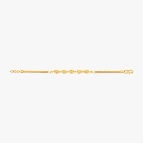 Nature-Inspired Gold Bracelet - Image 3