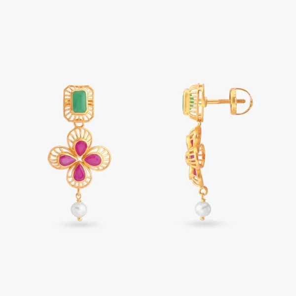 Vibrant Heirloom Drop Earrings - Image 2