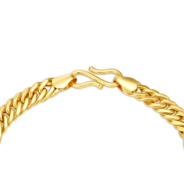 Link Chain Style Gold Bracelet For Men - Image 2