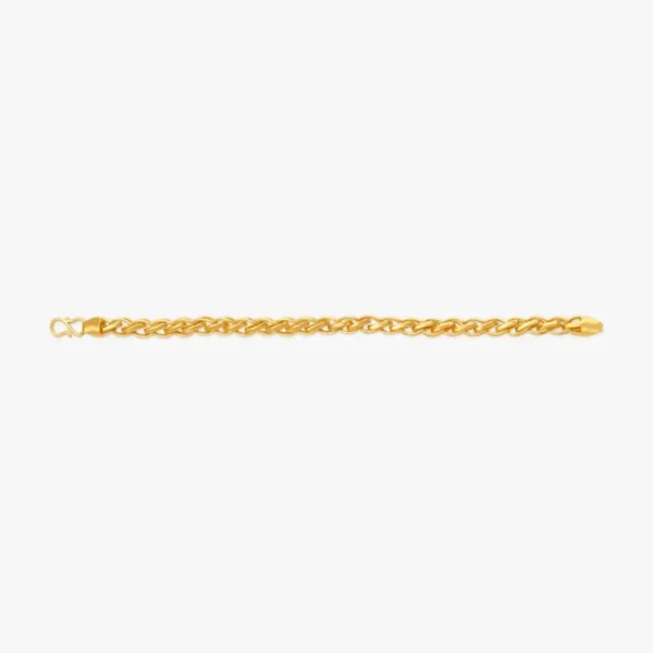 Unique Style Link Gold Bracelet For Men - Image 3