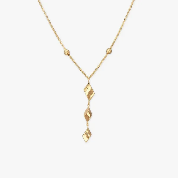 Sculpted Shine Gold Necklace - Image 4