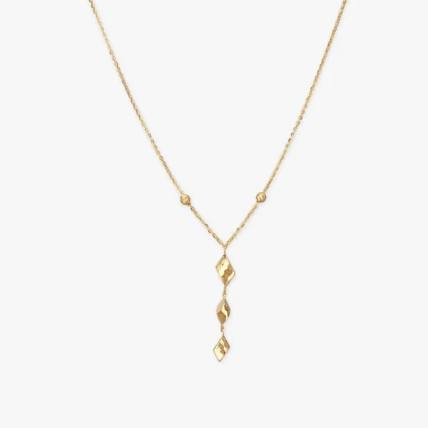 Sculpted Shine Gold Necklace - Image 3