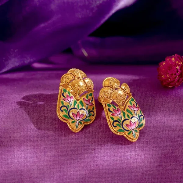 Imperial Charm Gold Drop Earrings