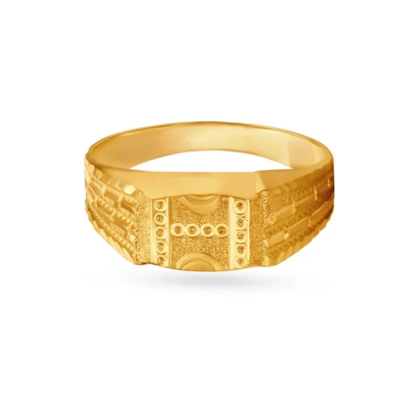 Opulent Geometric Ring - Image 3