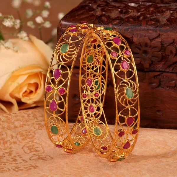 Dazzling Broad Bangle