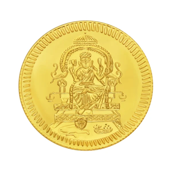 1gm Goddess Meenakshi 22K 916 Gold Coin