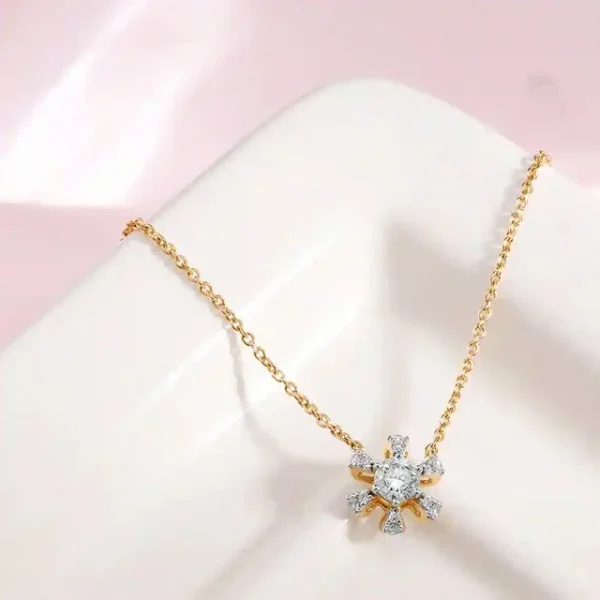 Eternal Embrace Solitaire Necklace