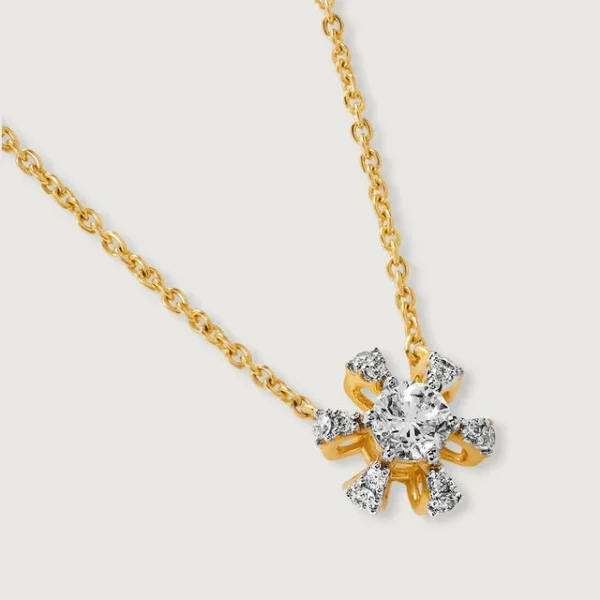 Eternal Embrace Solitaire Necklace - Image 2