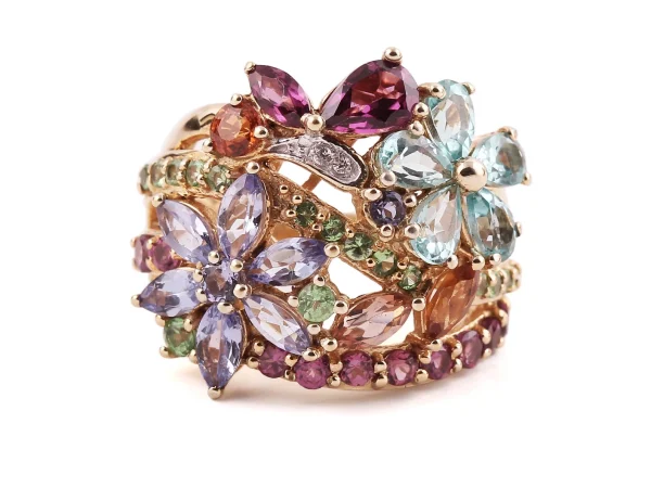 Multy Color Gemstone Ring