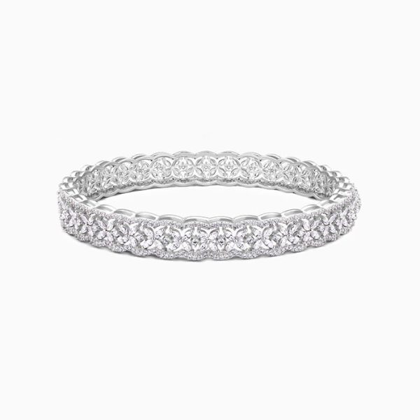 Silver Glinting Treasure Bangle - Image 5