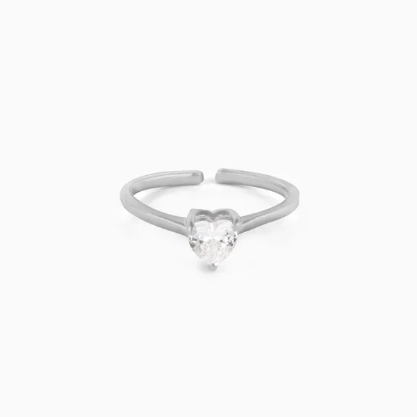 Silver Glittering Ring