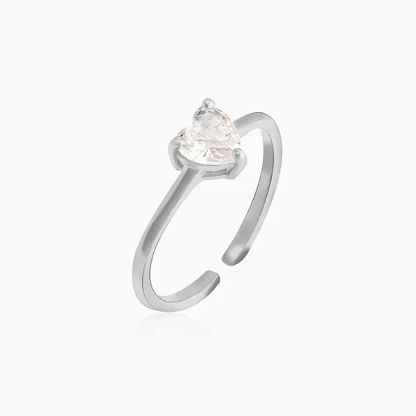 Silver Glittering Ring - Image 3