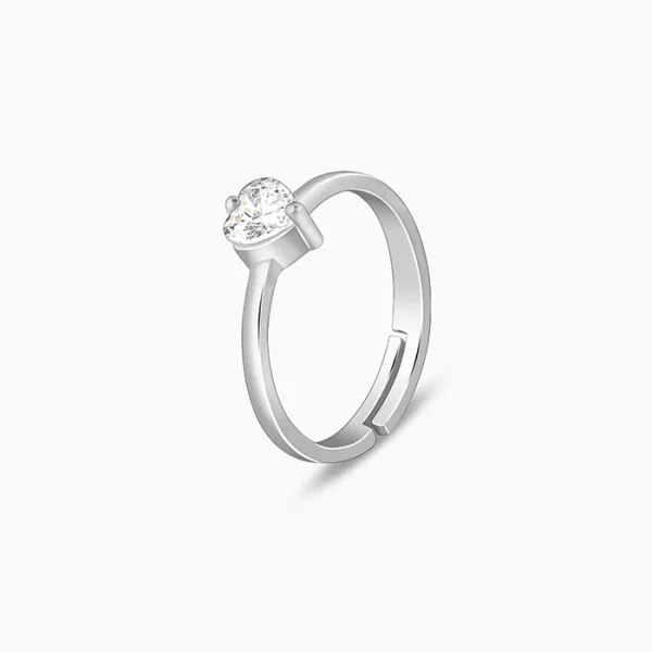 Silver Passionate Love Ring - Image 3