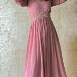 pink gown